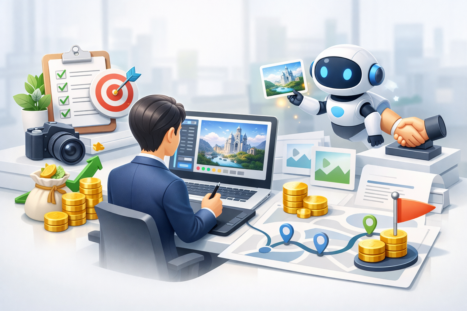 【月5万円を狙う】AI画像生成副業の始め方｜営業・収益化ロードマップ