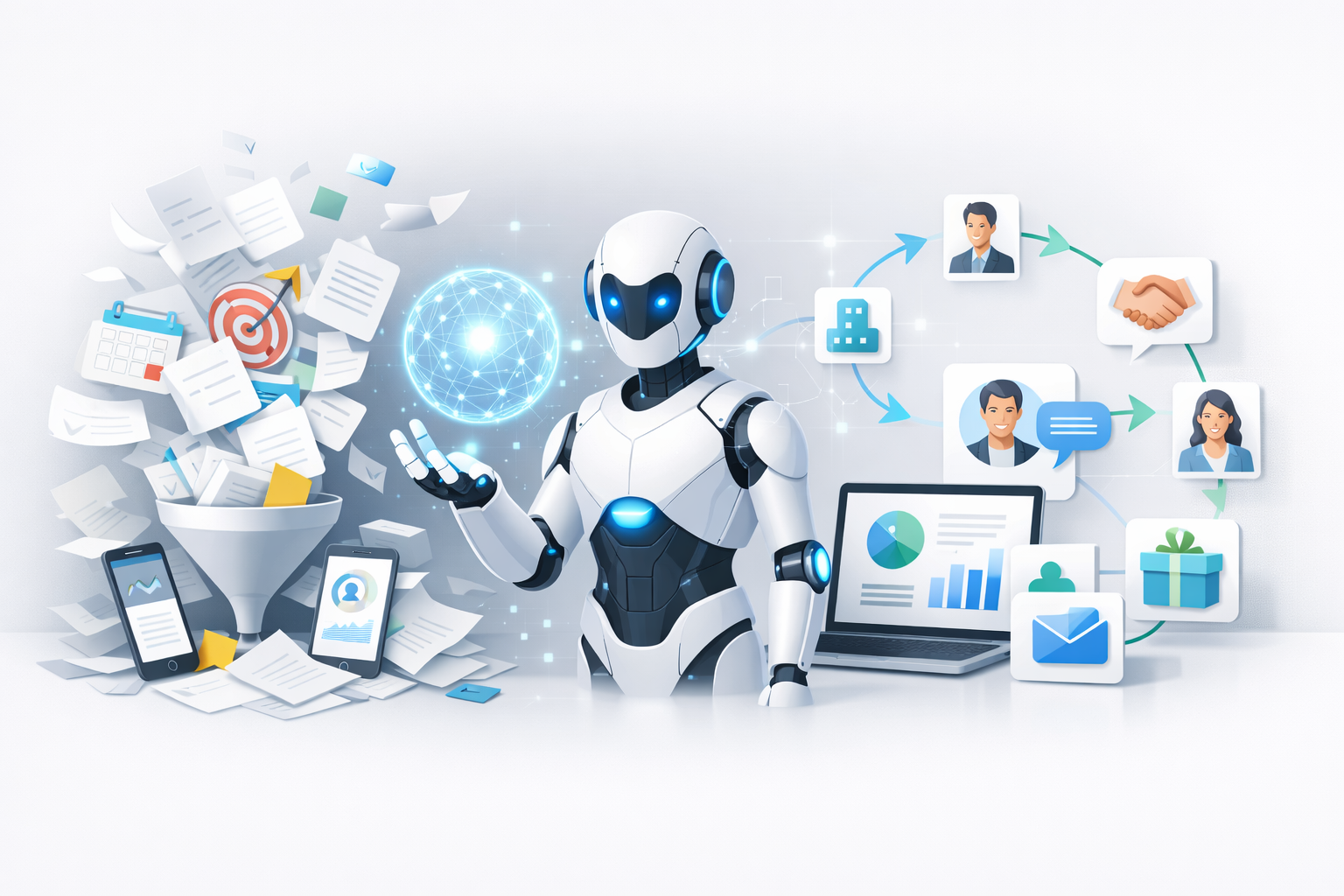 業務自動化 AI 営業 チーム導入 AIによる営業業務自動化の具体的な活用場面