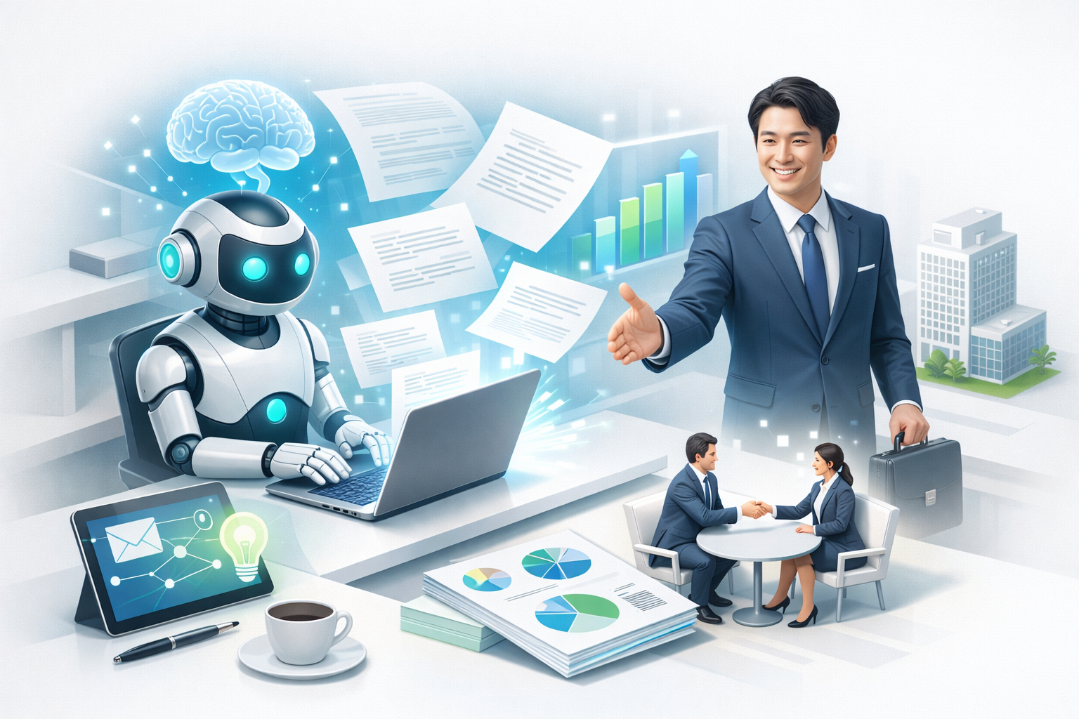 営業活動の未来を拓く：生成AIによる効率化と成約率向上戦略