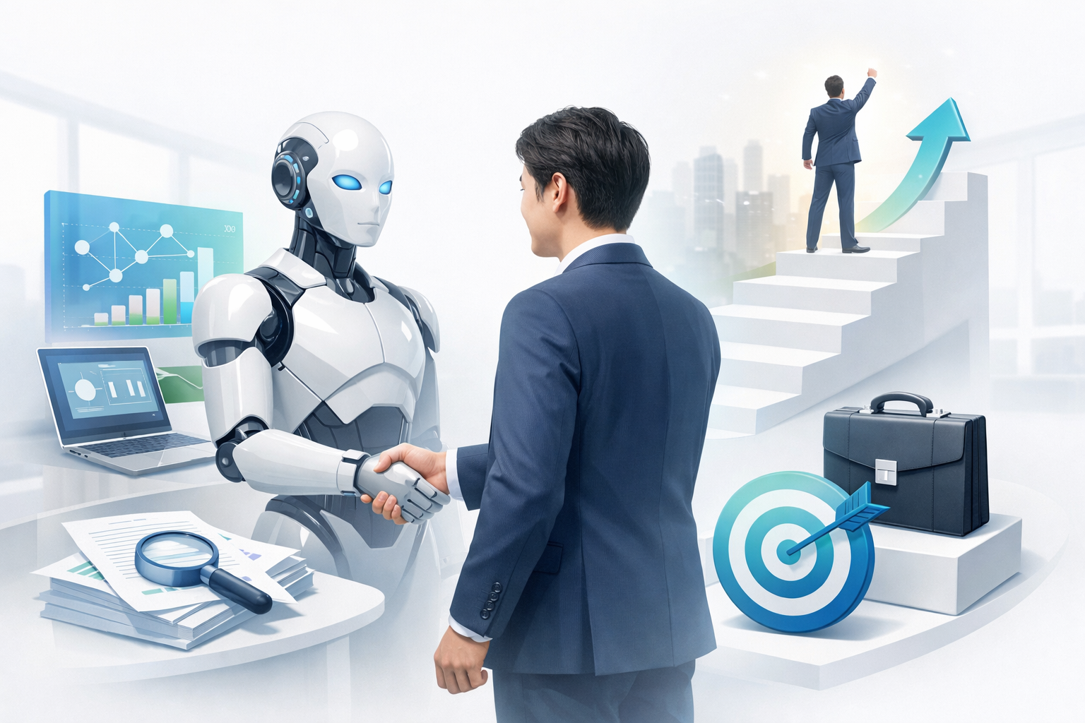 営業職の未来を拓くAI活用術：業務効率化からキャリアアップまで徹底解説