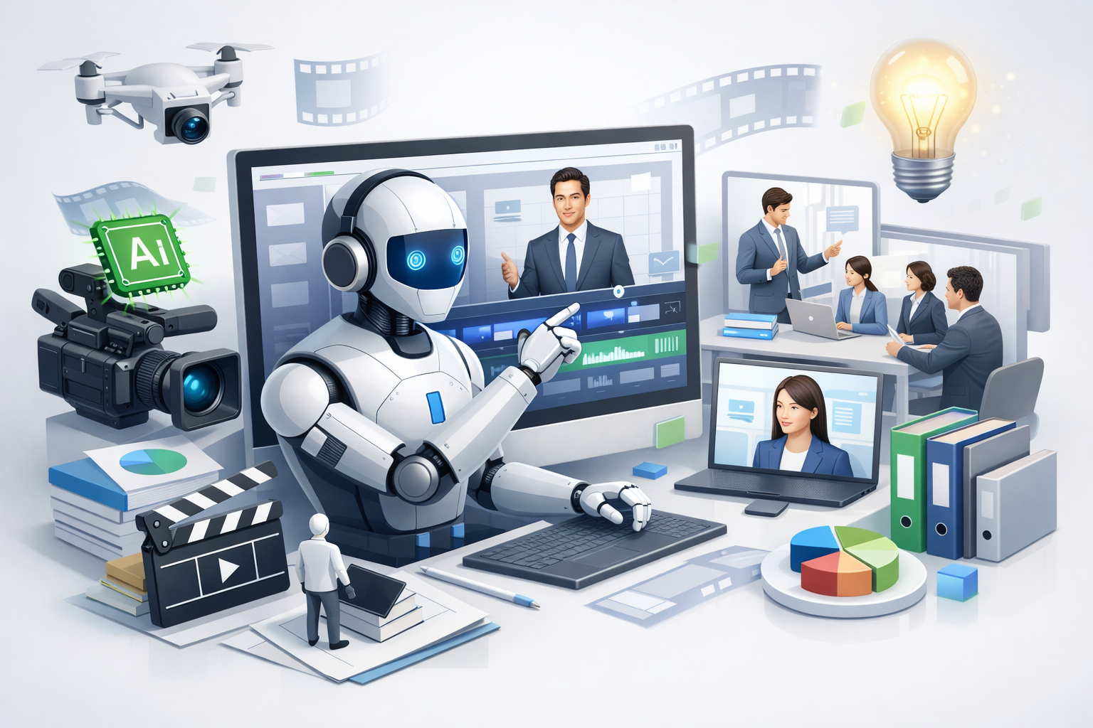 動画制作AIで変わる企業戦略：営業効率化と社内活用を最大化する完全ガイド