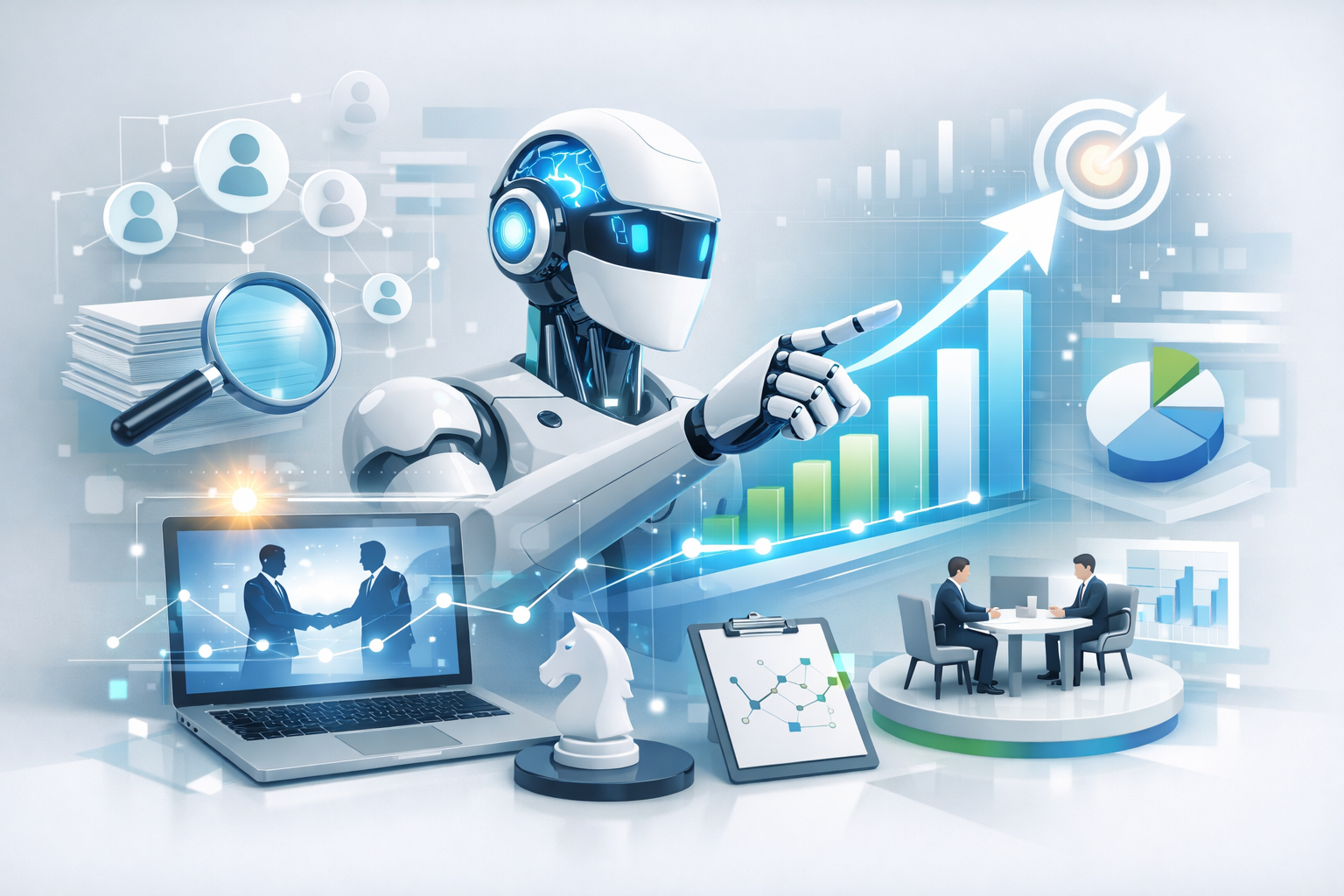 AIで営業戦略を劇的に進化！効率化と成約率を高める未来の営業術