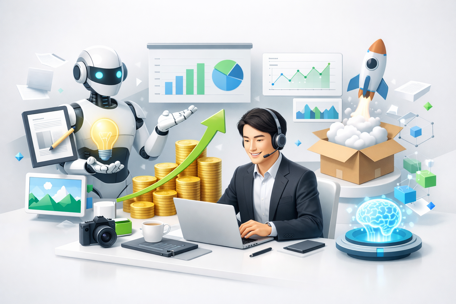 AI副業で月5万円目指す！初心者向けに稼ぎ方と始め方を徹底解説