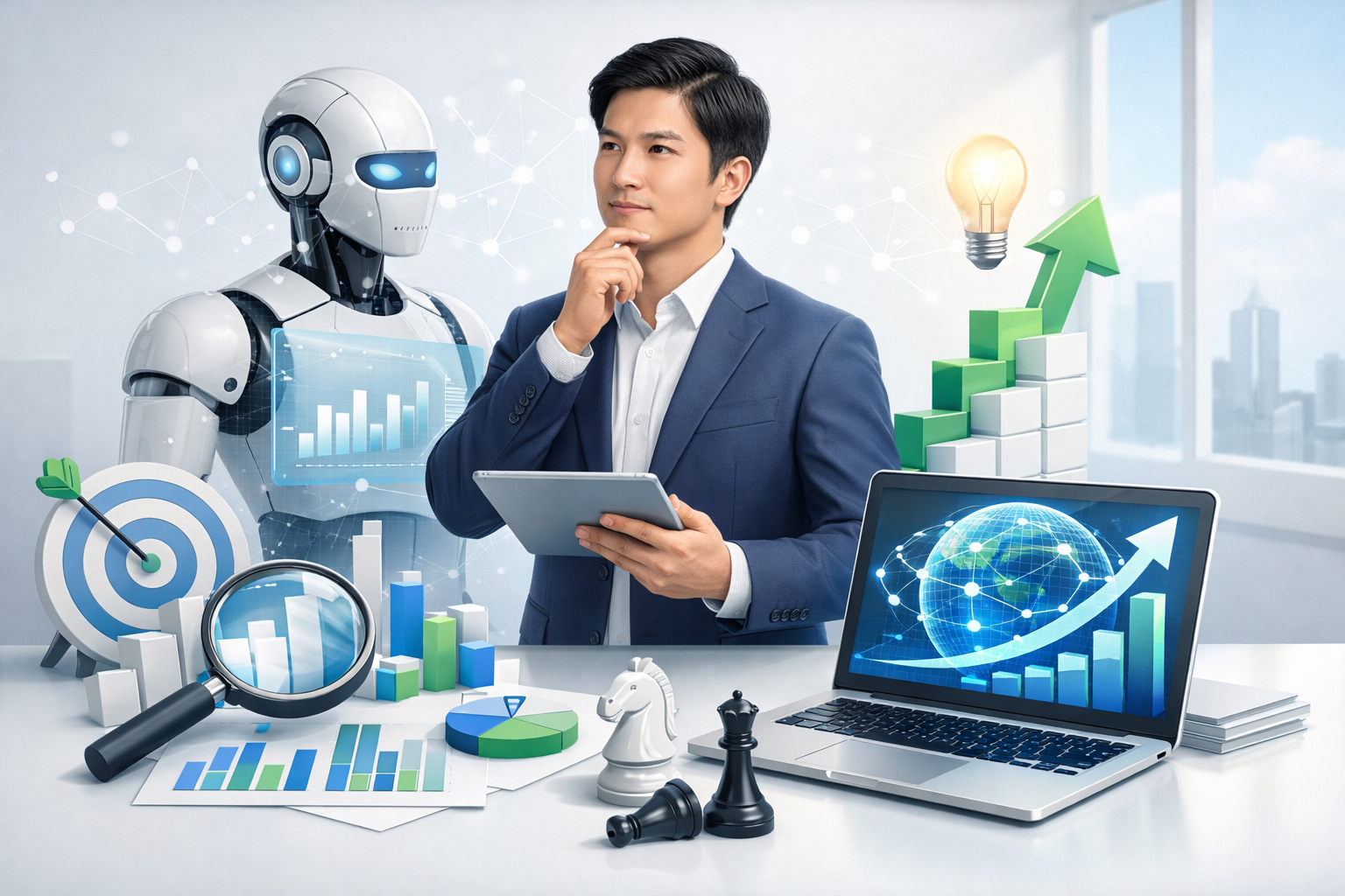 AI時代に勝ち残る営業職のキャリア戦略：データ分析とAI活用で市場価値を高める